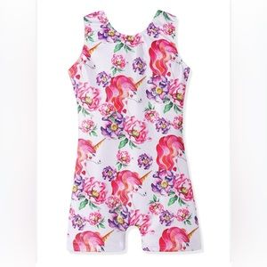 Girl’s Unicorn Dance/Gymnastics Biketard